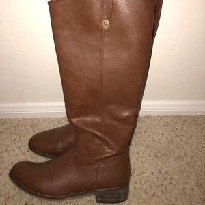 Long Brown Boots